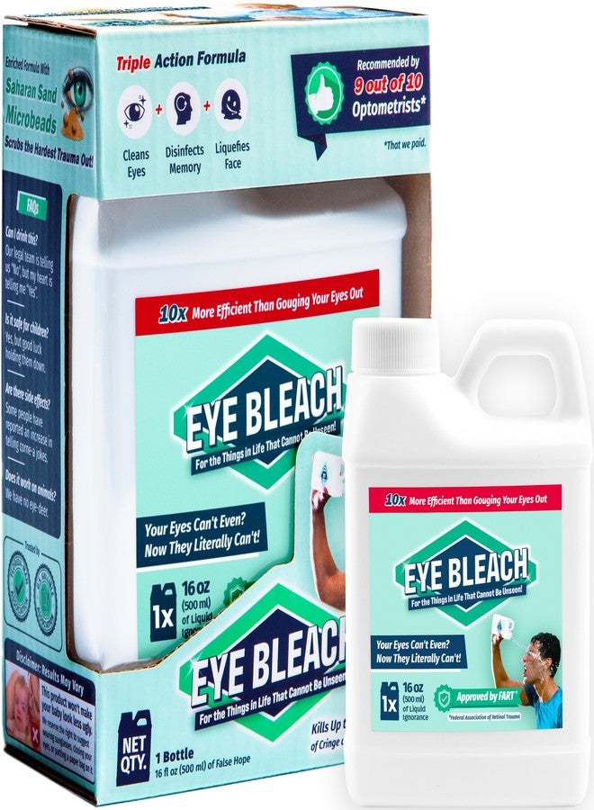 Witty Yeti Hilarious Eye Bleach Meme Culture Gag Gift or Christmas Stocking Stuffer. Creative Internet Humor Prank Present Gives Ultimate Jokes for Secret Santa, Office Exchange, or White Elephant - Image 1